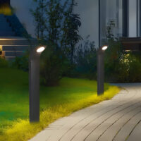 Stalp LED Gradina Snowdrop Black 10 W