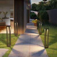 Stalp LED Gradina Tunnel Black 7 W