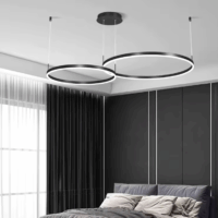 Candelabru LED 114W Minimalist Black 40+60