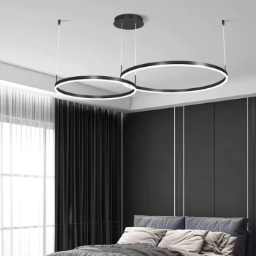 Candelabru LED 114W Minimalist Black 40+60