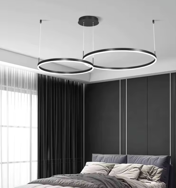 Candelabru LED 114W Minimalist Black 40+60