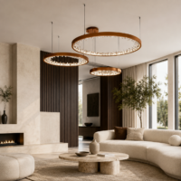 Candelabru LED 226W Ice Glow 40+60+80, Frozen, Minimalist