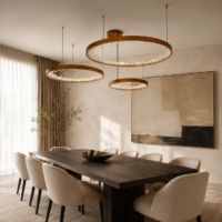 Candelabru LED 226W Ice Glow 40+60+80, Frozen, Minimalist