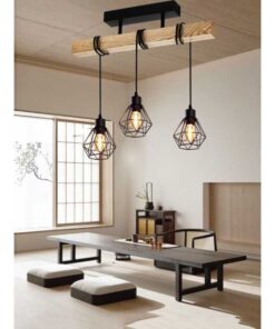 Lustra Vintage Wood Cage