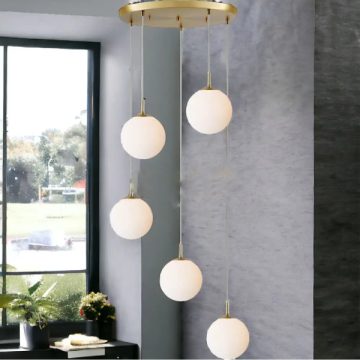 Candelabru Moon Stylo Gold, 5