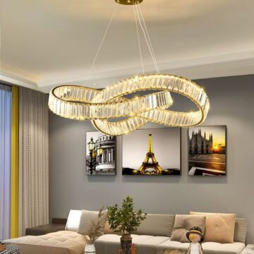 Candelabru LED Curly Diamond