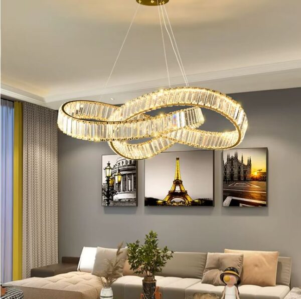 Candelabru LED Curly Diamond