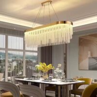 Candelabru dining LED 130W Cristal Lucenza 80x35 - image