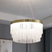 Candelabru dormitor LED 96W Cristal Lucenza 40 - image 3