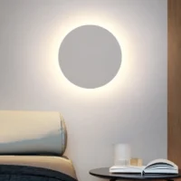 Aplica Perete LED 18W Aura Rotunda Alba 30 cm