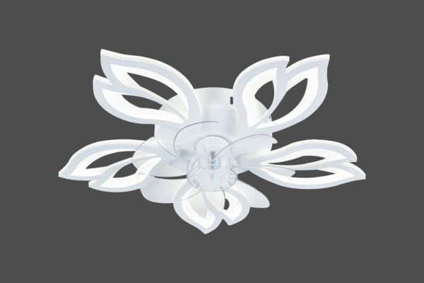 Lustra cu ventilator LED Mini Lily Alba - image 3