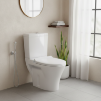Set vas Wc cu rezervor si capac din polipropilena, LDPE5095