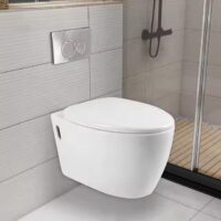 Vas de toaleta suspendat WC, cu capac SoftClose, LDPT-205- - image
