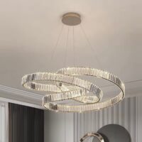 Candelabru LED 100W Cristal Infinity Argintiu