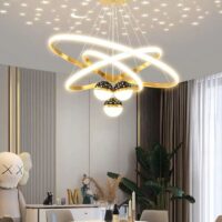 Candelabru LED 144W Constellation Loop Gold (Auriu) - IMAGE