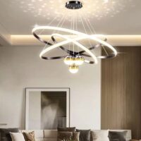 Candelabru LED 144W Constellation Loop Black (Negru)