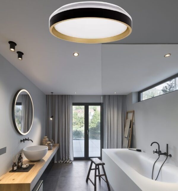 Lustra baie led fantas neagra - image 2