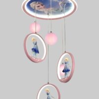 Lustra LED copii Elsa (Frozen) 150W Roz - image 2