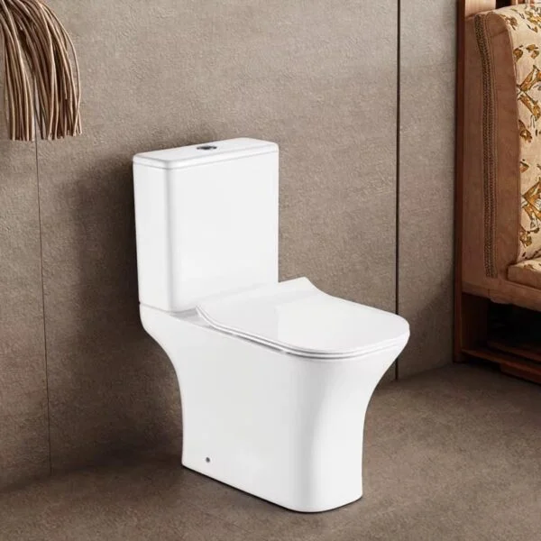 Poza pentru Set vas Wc cu rezervor si capac din polipropilena, LDPHS-7008