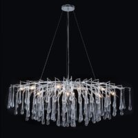 Candelabru Dining Divino Silver Prestige 120x45 LM