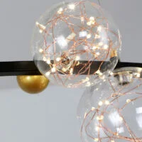 Candelabru LED 64W Magic Bubbles Dining Negru