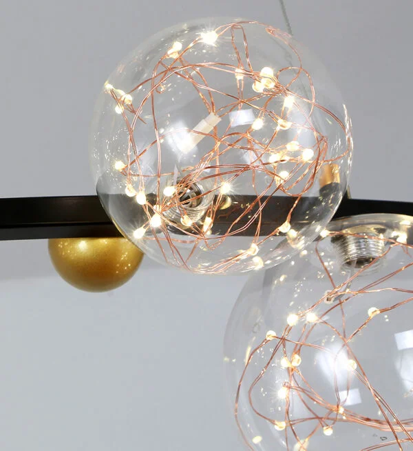Poza pentru Candelabru LED 64W Magic Bubbles Dining Negru