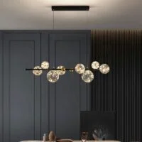 Candelabru LED 64W Magic Bubbles Dining Negru