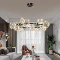 Poza pentru Candelabru LED 144W Magic Bubbles Negru 100