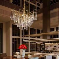 Candelabru dormitor Divino Gold Prestige 450 E14 LM