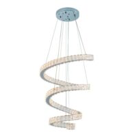 Candelabru scari 160W Cristal Spirala, Telecomanda - image 2