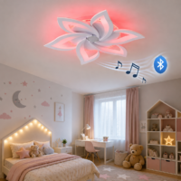 Lustra LED 150W Mini Sun Flower RGB, Difuzor (Boxa), Bluetooth