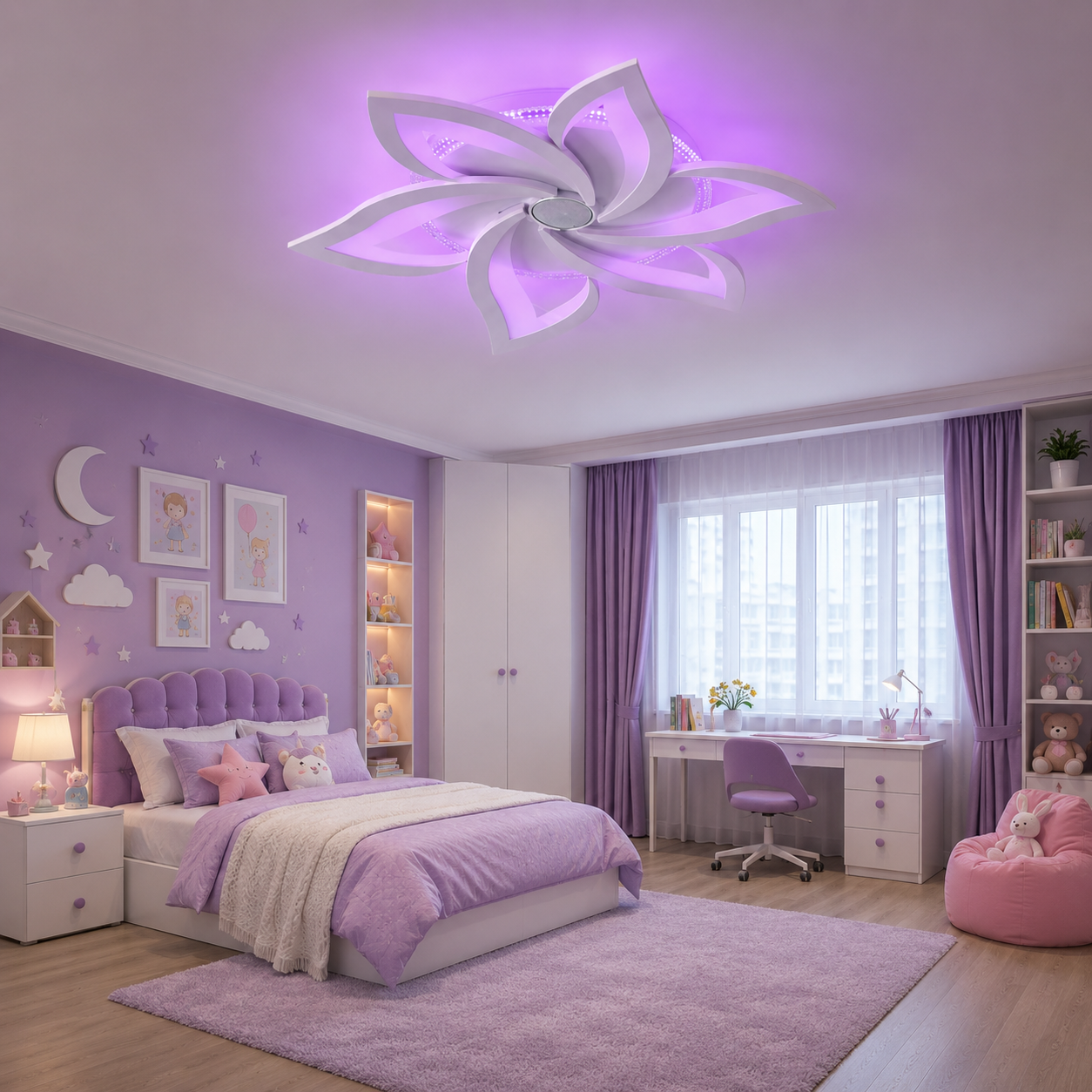 Lustra LED 150W Mini Sun Flower RGB, Difuzor (Boxa), Bluetooth Lustra LED 150W Mini Sun Flower RGB, Difuzor (Boxa), Bluetooth