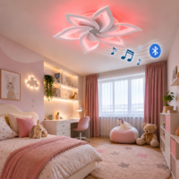 Lustra LED 150W Mini Sun Flower RGB, Difuzor (Boxa), Bluetooth