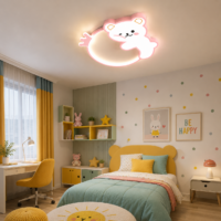 Lustra LED copii 96W Teddy Dream, Ursulet