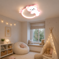 Lustra LED copii 96W Teddy Dream, Ursulet