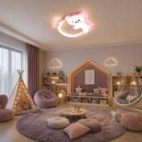 Lustra LED copii 96W Teddy Dream, Ursulet