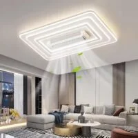 Lustra LED living cu ventilator 115W Briza XL - image 1