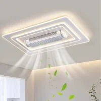 Lustra LED living cu ventilator 115W Briza XL - image 2