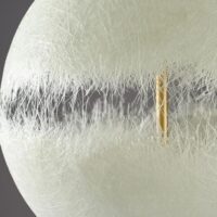 Pendul LED Eclipse Alb Auriu