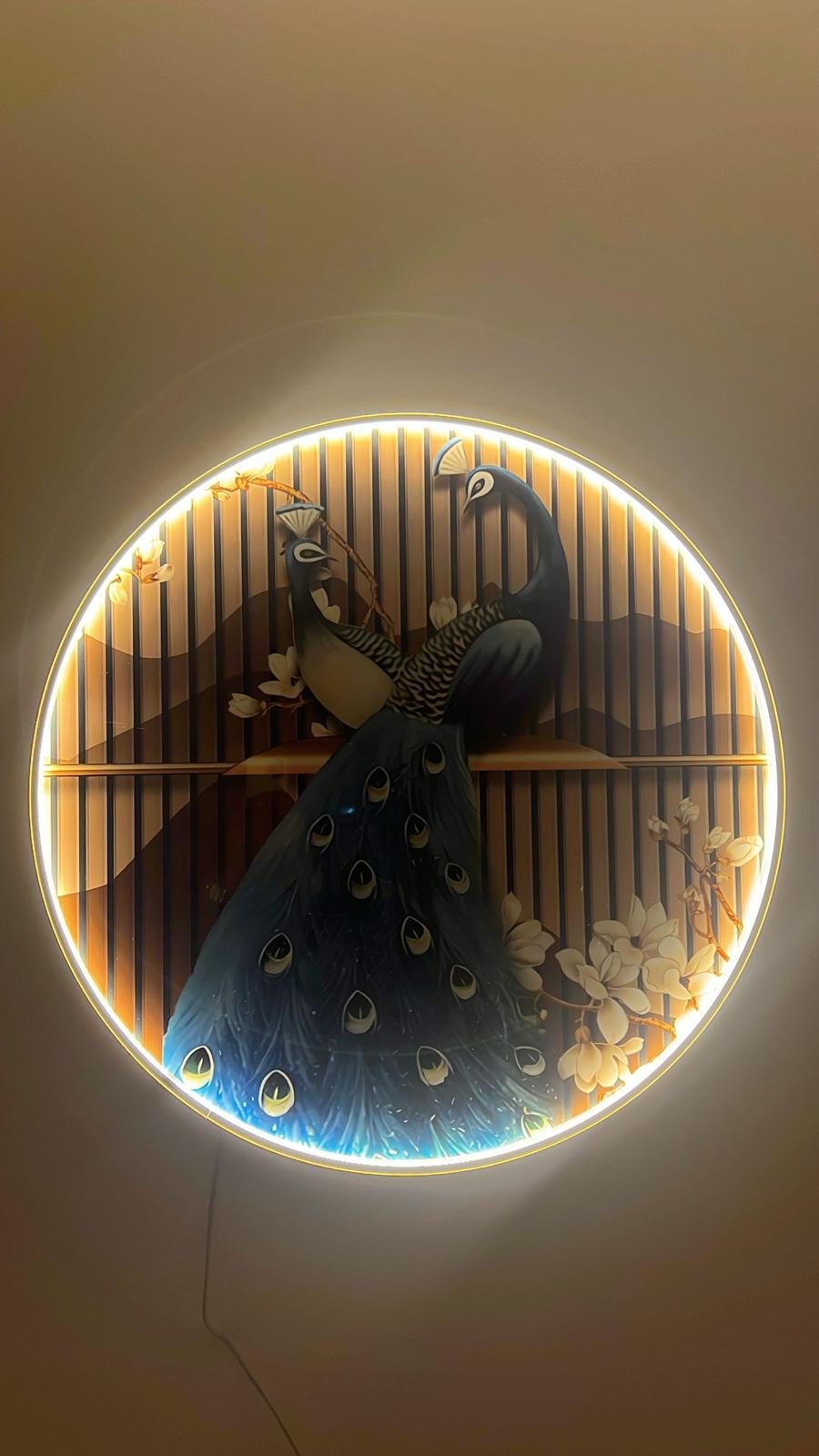 Tablou LED 22W decorativ Golden Grace, 70 cm photo review