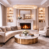 Candelabru LED 75W Sparkle 85x30, Telecomanda