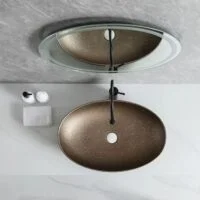 Lavoar pe blat, Ceramica, Maro, LDPHY8010D96