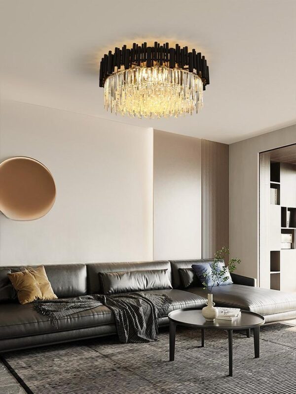 Plafoniera Dynasty Black 600
