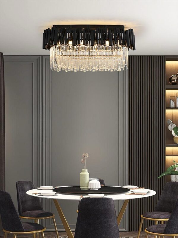 Plafoniera Dynasty Black 75x30