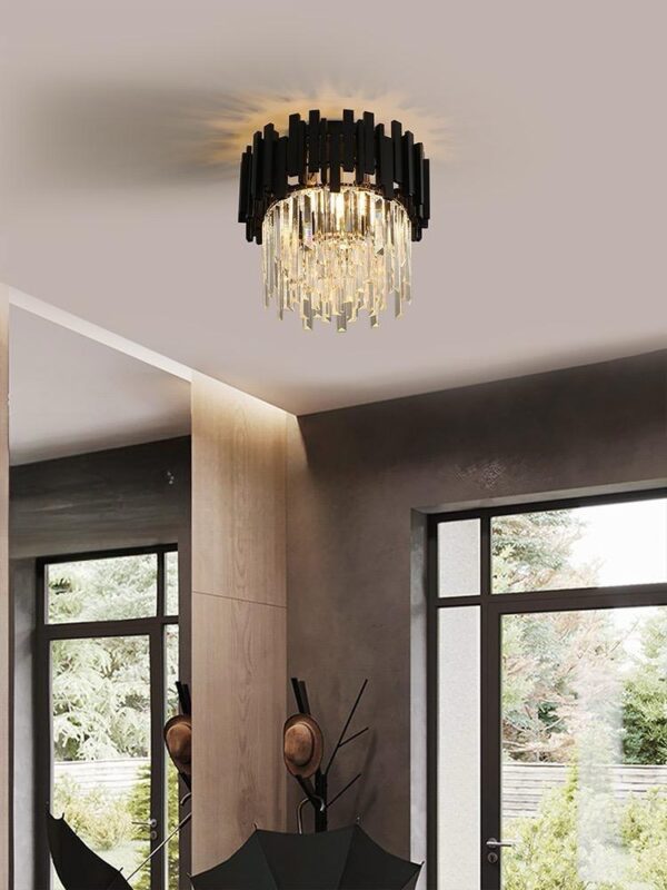 Plafoniera Scaly Black 300