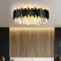 Plafoniera Scaly Black 800