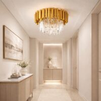 Plafoniera Scaly Gold 400