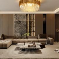 Plafoniera Scaly Gold 500