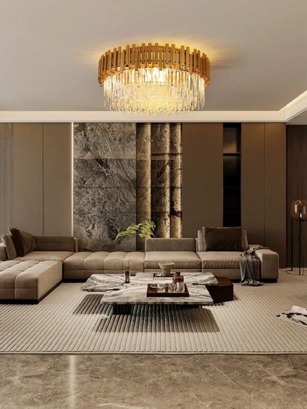 Plafoniera Scaly Gold 500