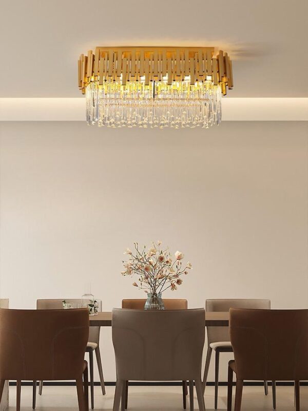 Plafoniera Scaly Gold 75x30